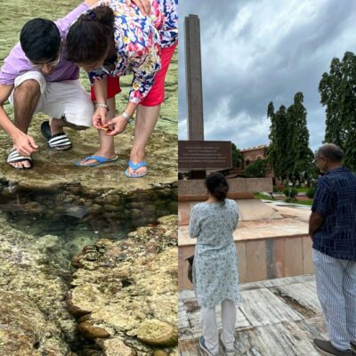 अंडमान पहुँचने की यात्रा संपन्न हुई “टाटा” के चार्टर प्लेन से।